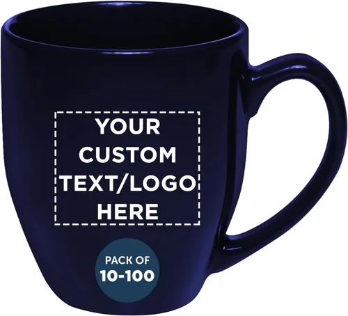 Miniatura 10 de DISCOUNT PROMOS Juego de 10 tazas de café grandes de 16 onzas, paquete a granel, perfectas para té, espresso, capuchino, cacao caliente, color verde