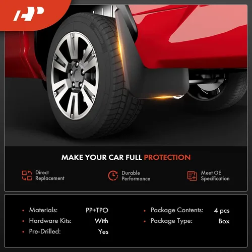 Miniatura 2 de A-Premium Aletas de barro compatibles con Kia Seltos 2020-2024 Sport Utility, no requiere perforación, protectores de lodo con accesorios