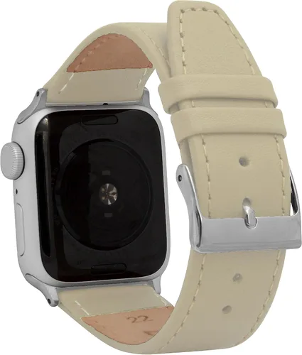 Miniatura 17 de Bandini Correas de cuero para mujer para Apple Watch de 1.496 pulgadas, 1.575 pulgadas, 1.614 pulgadas para mujer, correa delgada de cuero iWatch