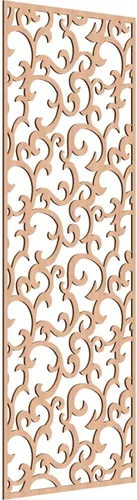 Miniatura 21 de Wheatland Paneles de pared decorativos de madera con calado, 9 3/8 pulgadas de ancho x 24 3/8 pulgadas de alto x 1/4 de alto, nogal