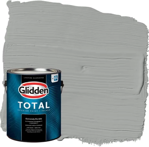 Miniatura 72 de Glidden Pintura Interior + Imprimación: Gris/Plata Antigua, Una Capa, Satinado, 1 Galón