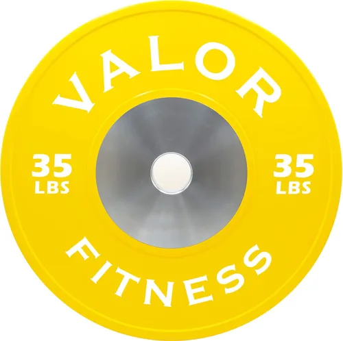 Miniatura 7 de Valor Fitness BPX - Placas de parachoques de goma para levantamiento de pesas olímpico, entrenamiento cruzado y entrenamientos de fuerza