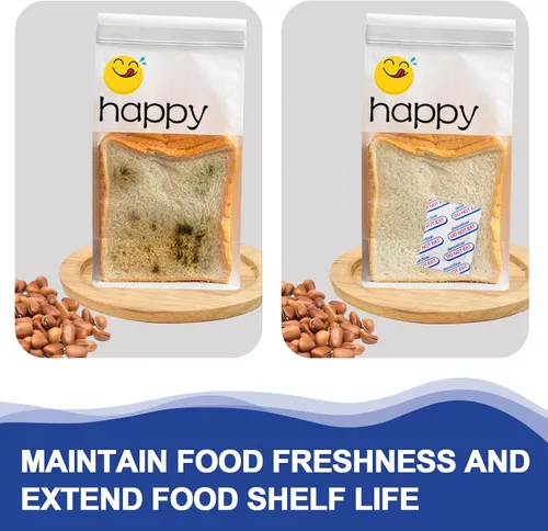 Miniatura 5 de auhanth 100 paquetes de absorbentes de oxígeno de 300 CC (10 paquetes de 10), absorbentes de oxígeno de grado alimenticio para almacenamiento