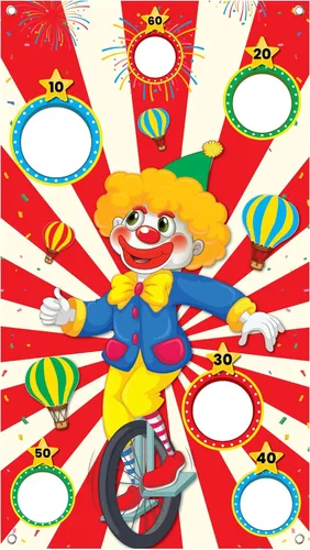 KatchOn, Cartel grande de lanzamiento de carnaval – 54 pulgadas, decoraciones de fiesta temática de carnaval | Fiesta de carnaval | Decoración de