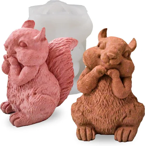 Miniatura 10 de Moldes de vela 3D Bulldog para hacer velas, molde de silicona con forma de perro para decoración de pasteles de chocolate, lindo animal