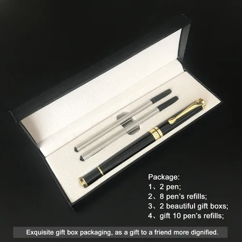 Miniatura 6 de YIVONKA Bolígrafos de lujo, el mejor juego de regalo para hombres y mujeres, profesional, ejecutivo, oficina, bonitos, caja de regalo, bolígrafo 2