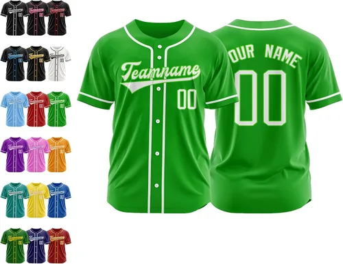Miniatura 34 de Camiseta de béisbol personalizada, nombre de béisbol personalizado, logotipo de número, camiseta de béisbol personalizada para hombres, mujeres