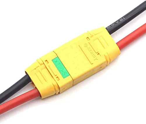 Miniatura 3 de SoloGood Amass - 4 pares de coletas XT90S antiestacionamiento, 5.906 in, 10 AWG, alambre de silicona XT90 XT-90S XT 90 enchufe macho hembra conector