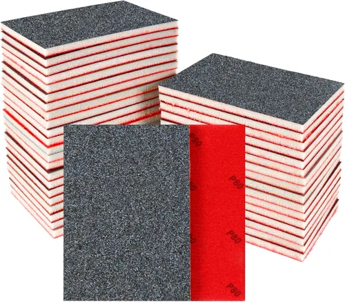 Miniatura 20 de 24 Piezas Esponjas de Lijado Grano 1200-1500, Bloques de Lijado Lavables y Reutilizables para Madera, Metal, Paneles de Yeso, Acristalamiento, Papel