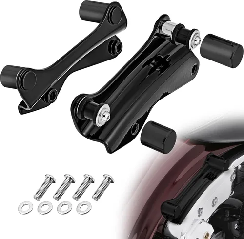 Miniatura 13 de Mofun Kit de Hardware de Acoplamiento de 4 Puntos de Liberación Rápida Tour Pack Kit de Acoplamiento de Respaldo Compatible con Harley Touring Road