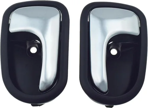 Miniatura 5 de Par de manijas de puerta interiores izquierda y derecha cromadas para Mazda Protege 626 Ford Activa Liata Tierra