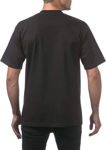 Miniatura 2 de Pro Club - Camiseta de manga corta para hombre, algodón pesado, cuello redondo