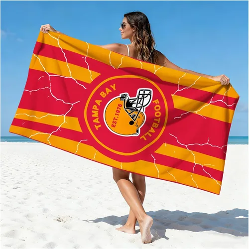 Miniatura 32 de Football Fan Thin Lightweight Microfiber Beach Towel Las Vegas City Themed Large Absorbent Oversized Towels Men Women Stuff Raiders Team Dad Husband