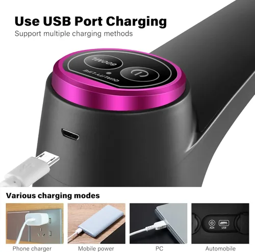 Miniatura 5 de Dispensador de agua de 5 galones - Bomba de agua potable eléctrica automática con carga USB para jarras de 2 a 5 galones Verde