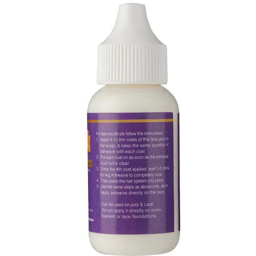 Miniatura 7 de Pegamento invisible de unión - Impermeable 1.3oz - Control de humedad extra - Pegamento de peluca de sujeción ligera para peluca de polietileno