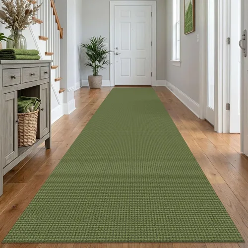 Miniatura 12 de IOHOUZE Alfombra de Área Lavable 4x6 Antideslizante con Respaldo de Goma Alfombras Tejidas para Entrada Interior Alfombras de Dormitorio Alfombra