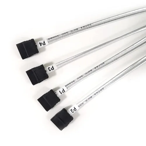 Miniatura 2 de ipolex Mini SAS SFF-8087 a 4xSATA Cable de conexión frontal interno, compatible con controladores RAID, HBA, servidores y sistemas