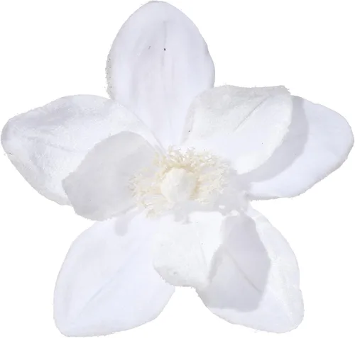 Miniatura 8 de Adornos de Flor de Magnolia Artificial de Navidad, Adornos de Árbol de Navidad, Ramas de Flores, Pack de 10 para Árbol de Navidad, Fiesta, Boda