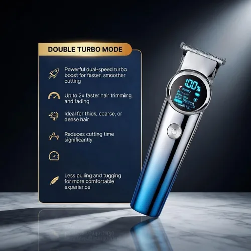 Miniatura 3 de Cortadora de pelo para hombres, recortadora de barba para hombres, juego de corte de pelo eléctrico inalámbrico, kit de aseo recargable