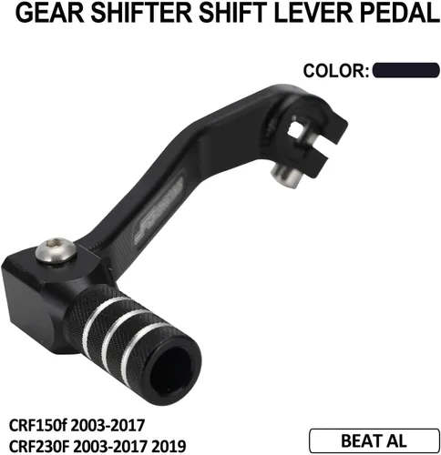 Miniatura 2 de JFG RACING - Palanca de cambios para motocicleta con punta plegable CNC para CRF250F 19-23 CRF150F 03-17 CRF230F 03-17 19 XR150L 15-23 Negra