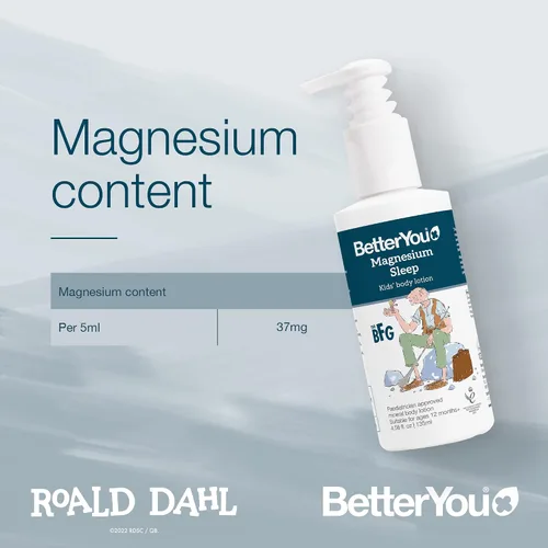 Miniatura 2 de BetterYou Loción corporal de magnesio para dormir - Loción corporal relajante para niños - Crema de magnesio con lavanda y manzanilla - Para niños