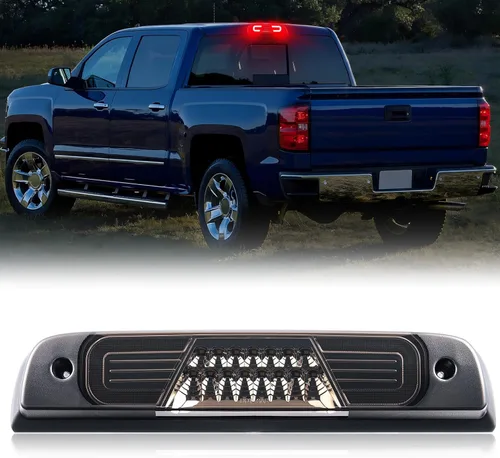 Miniatura 10 de R&F Auto Tercera luz de freno LED ahumada con juntas de espuma de sello de repuesto para Silverado y Sierra 1500/2500/3500 HD Classic (1999-2007)