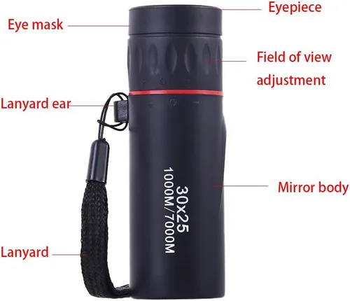 Miniatura 4 de Vctitil Mini bolsillo monocular alcance zoom telescopio práctico óptica alcance para acampar al aire libre senderismo viajes