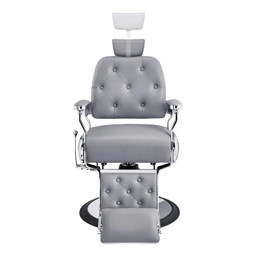 Miniatura 4 de Dir Silla de peluquería, sillas de peluquería hidráulicas de alta resistencia, color gris, paquete de 3 Gris-3