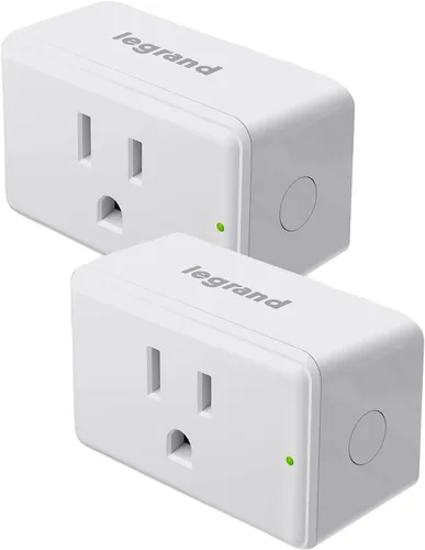 Enchufe Inteligente Legrand Radiant® Wi-Fi Matter Se Requiere Hub Matter 15A, configuración fácil, compatibilidad mejorada con Apple HomeKit, Google