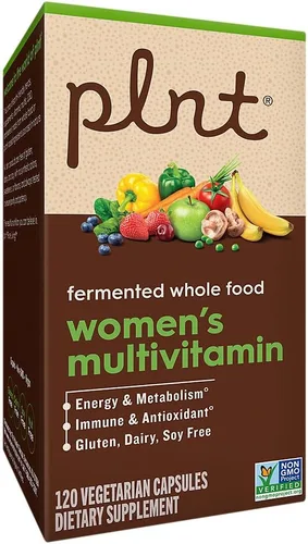 Miniatura 5 de plnt Multivitamínico de WomenaTMs de alimentos integrales fermentados (120 cápsulas veganas)