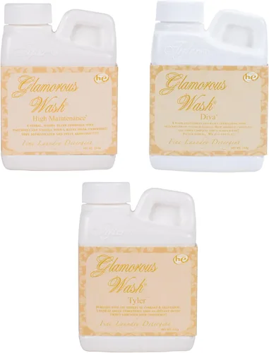 Elanze Designs Tyler Candle Glamorous Wash y lujoso detergente líquido fino de 4 onzas, surtido de 3 aromas, alto mantenimiento, Tyler, Diva