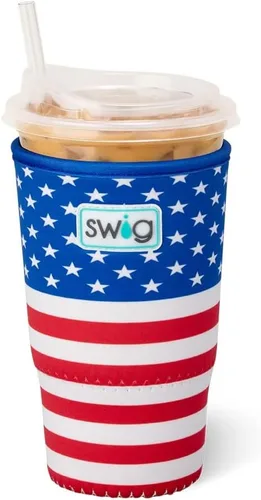 Miniatura 36 de Funda Swig Life para taza de café helado pequeña, funda estándar de 22oz para taza de café helado con asa, funda aislante de neopreno para mantener