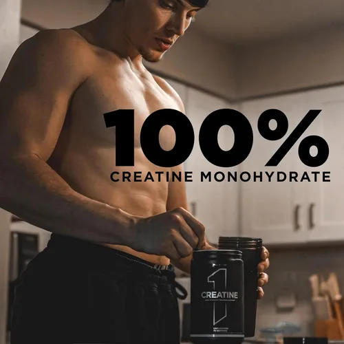 Miniatura 4 de Rule 1 Proteins Polvo de creatina: monohidrato de creatina micronizada pura para ejercicio de alta intensidad y apoyo de masa corporal magra