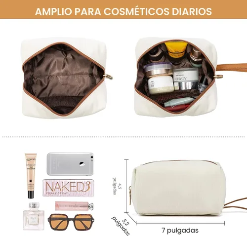 Miniatura 9 de LOVEVOOK Bolsa para laptop para mujer, bolsa de lona ligera de 15.6 pulgadas, bolsa grande para computadora, con bolso de mano, para negocios, Beige