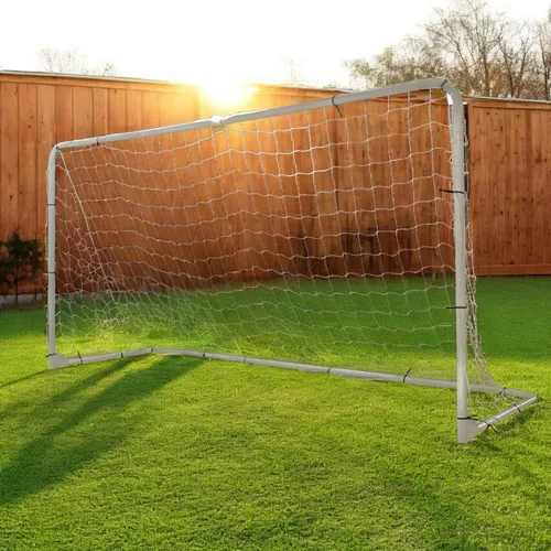 Miniatura 6 de Portería de fútbol plegable (12 x 6 pies, 10 x 6 pies, 7 x 5 pies), portátil, peso ligero, marco de acero, fácil de llevar, perfecta