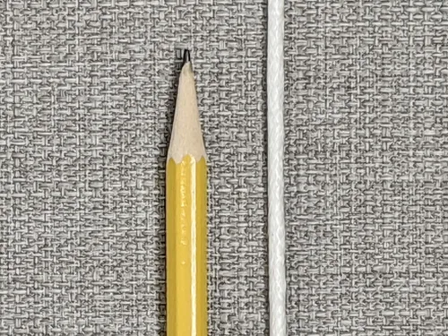 Miniatura 3 de Cordón de soldadura para tapicería de tejido de 4/32", cable enrollado, semifirme - 75 yardas