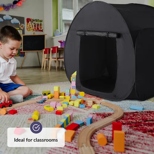 Miniatura 4 de Tienda de Juego Sensorial Escondite Tranquilo para Niños Den Sensorial Desmontable Oscurecimiento Tienda para Interiores Fácil