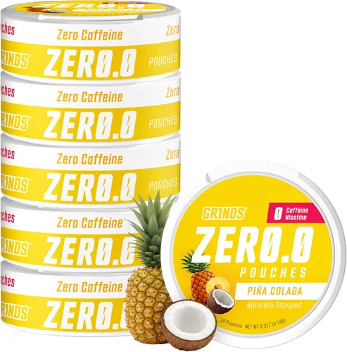 Miniatura 17 de Bolsas de energía Grinds - Bolsas de cafeína natural - Contiene vitaminas B, sin azúcar y 0 calorías - 80 mg de cafeína en cada bolsa - Genciana