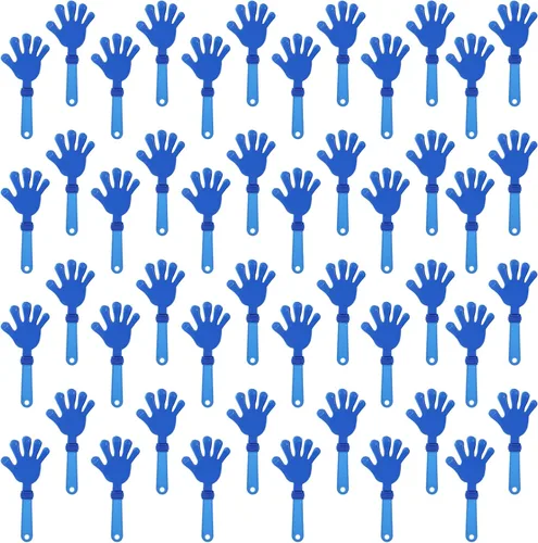 Miniatura 17 de 48 pinzas de mano verde lima de 7.5 pulgadas para hacer ruido, regalos de fiesta, aplausos de plástico, eventos deportivos, pelota, baile