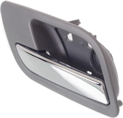 Miniatura 3 de Para Chevy Tahoe Manija de puerta interior trasera lado del conductor Bisel gris con palanca cromada 2007-2014 Trim:All Submodels
