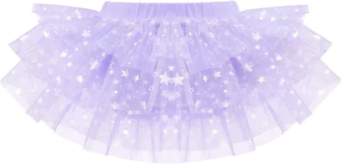 Miniatura 6 de IDOPIP Vestido de baile de ballet con falda tutú con lentejuelas y lentejuelas con volantes vestido de baile de bailarina y bailarina