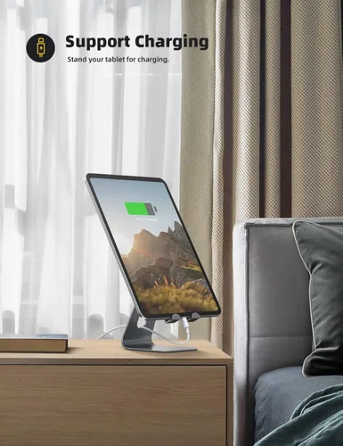 Miniatura 4 de Lamicall - Soporte para tableta, soporte para escritorio - Base de acoplamiento de escritorio ajustable multi-ángulo, compatible con iPad Pro 11