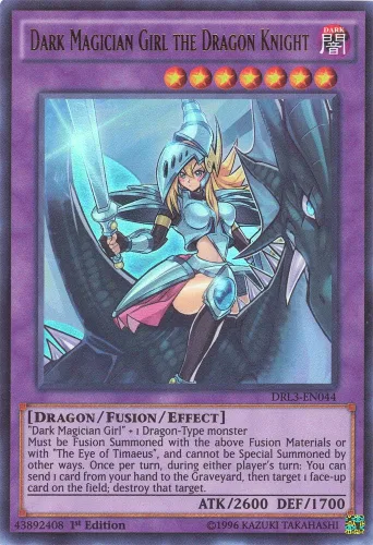 YuGiOh : DRL3-EN044 1st Ed Dark Magician Girl the Dragon Knight Tarjeta ultra rara – (Yu-Gi-Oh! Tarjeta individual) por Deckboosters
