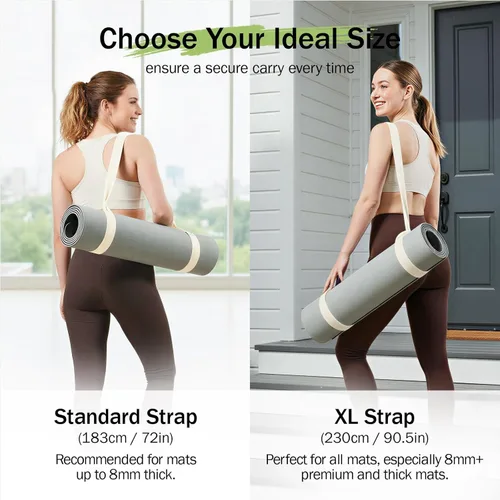 Miniatura 7 de Slim Panda Yoga Mat Straps for Carrying, Adjustable Yoga Mat Carrier Sling Fits All Mats(Mat Not Included)