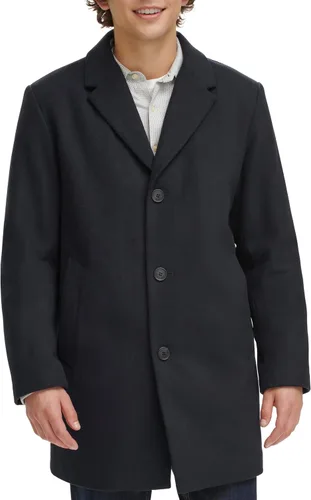 Miniatura 9 de DOCKERS Abrigo de mezcla de lana Henry para hombre (tallas regulares y grandes y altas)