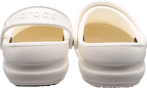 Miniatura 3 de Crocs Zuecos unisex Bistro (9 B (M) de EE. UU. para mujer/7 D (M) de hombre de EE. UU., blanco)