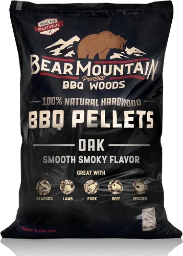Miniatura 16 de Bear Mountain - Pellets de madera natural para ahumador, parrilla y barbacoa, 20 libras, manzana