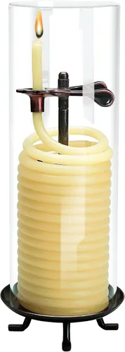Miniatura 9 de Candle by the Hour Recambio de vela de citronela de 80 horas, cera de abeja natural ecológica con mecha de algodón, amarillo