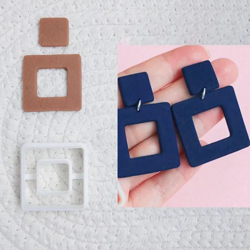 Miniatura 27 de Cortadores de arcilla polimérica para la fabricación de aretes Suministros Arcilla polimérica para la fabricación de joyas