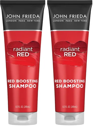 Miniatura 10 de John Frieda Champú Rojo Radiante Potenciador de Rojo, Champú Diario, Ayuda a Realzar los Tonos de Cabello Rojo, 8.3 Onzas, con Granada y Vitamina E